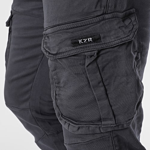Pantalon Cargo Gris Anthracite