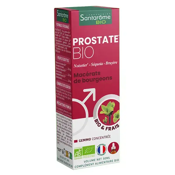 Santarome Bio - Complexo Tri Orgânico para Prostatite - 30ml