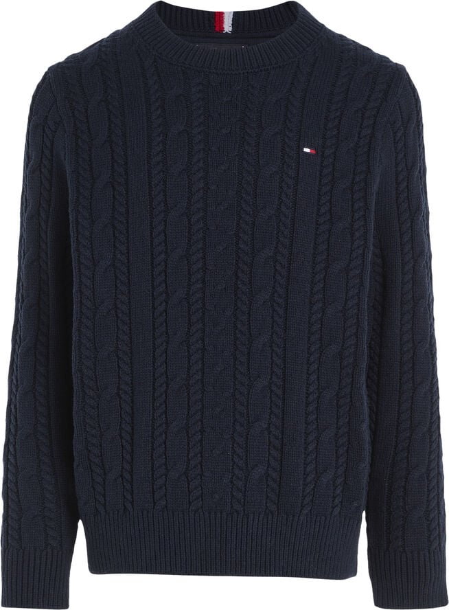 Tommy Hilfiger ESSENTIAL CABLE SWEATER Desert sky