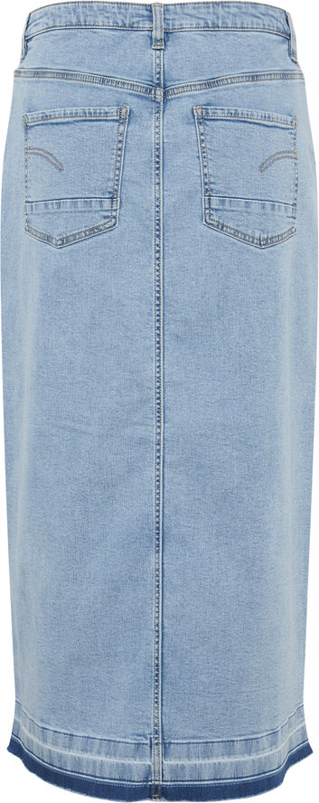 Culture CUami Long Skirt Light blue wash