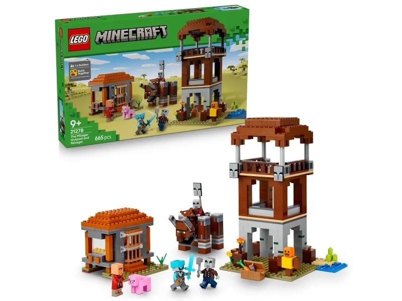 LEGO Minecraft 21278 Røverforposten og ravager