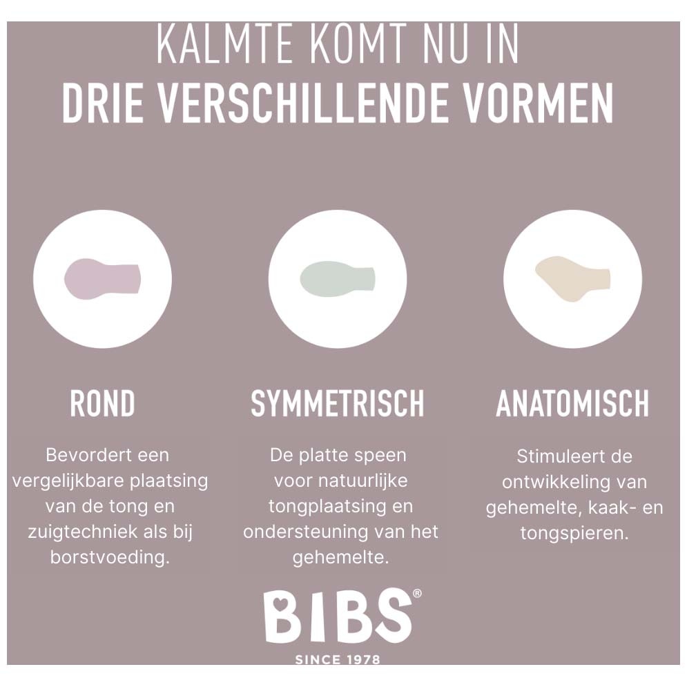 Bibs fopspeen Size 1 Try-it Collectie beige