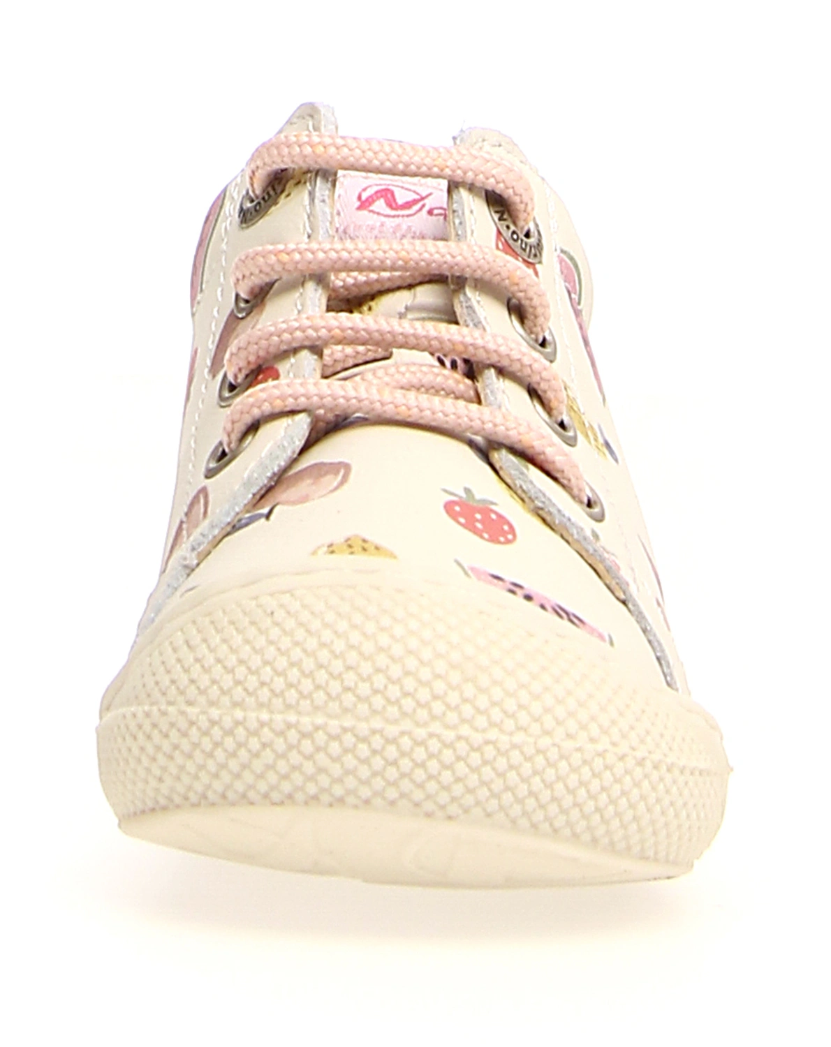 Schnür-Lauflernschuhe FRÜCHTE in weiß