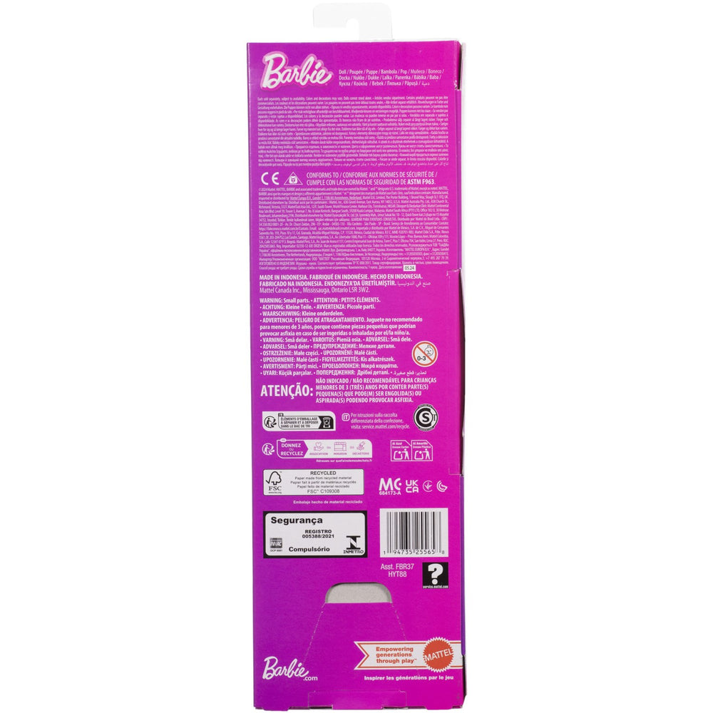 Køb Barbie® Fashionista Dukke Pink Kjole Heart Cutout