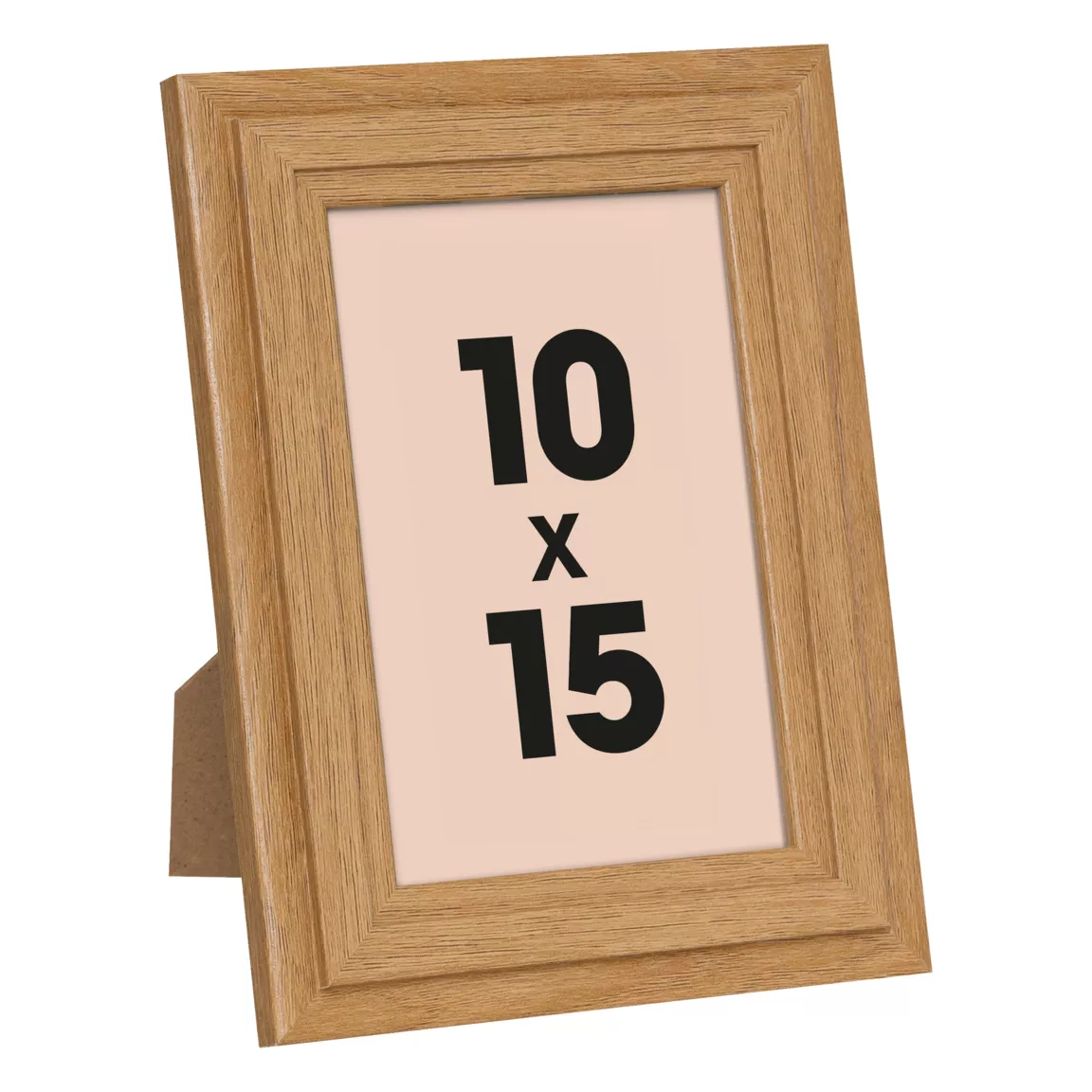 Cadre photo mural bois (10 x 15 cm) Alix Marron