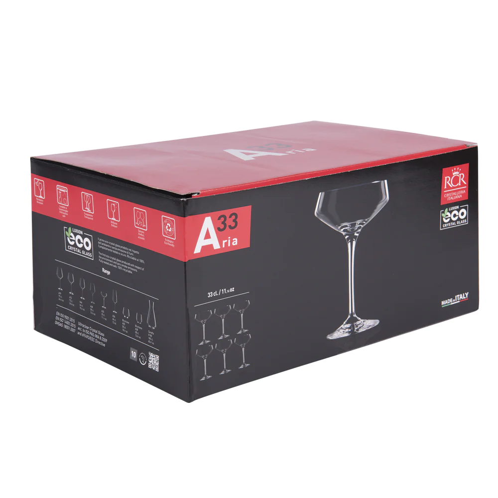 Coupe à champagne Aria 33 cl (lot de 6) RCR