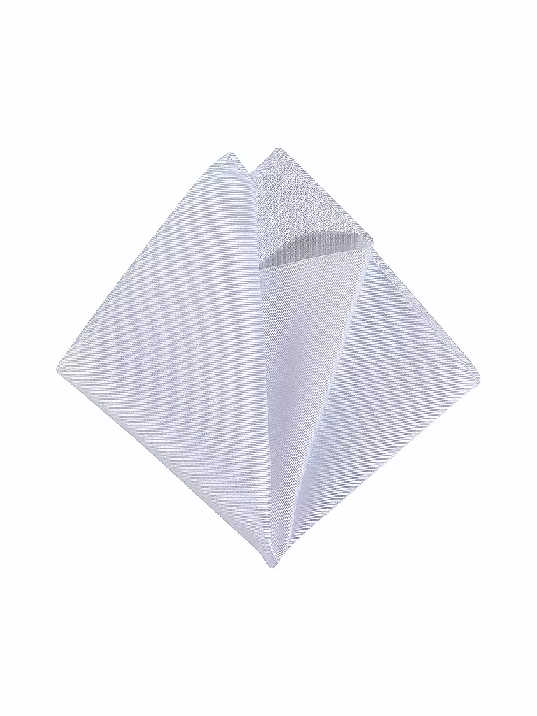 SEIDENFALTER Stecktuch weiss