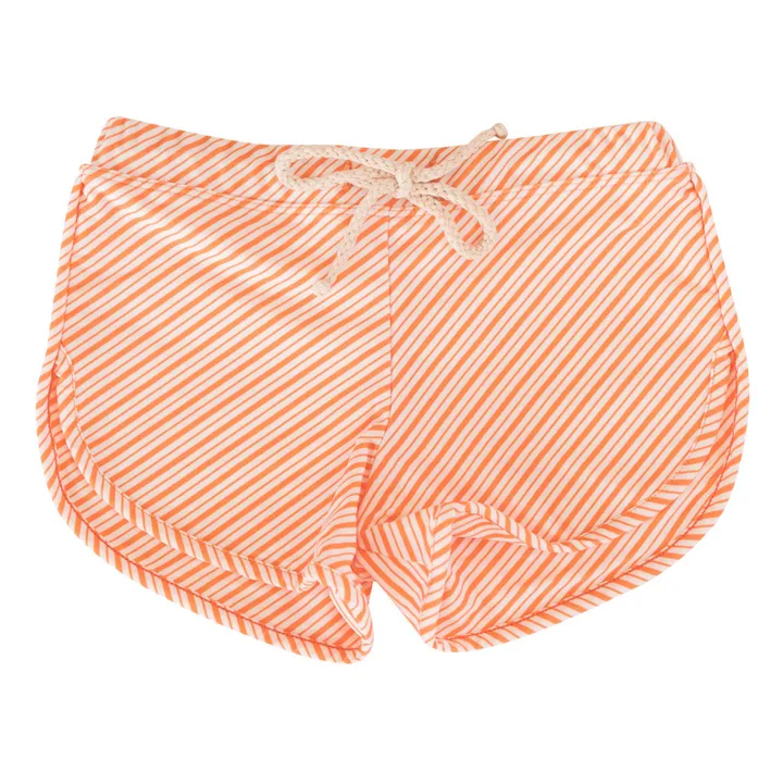 Ina Swim Short de Bain Mesa Rayé | Corail
