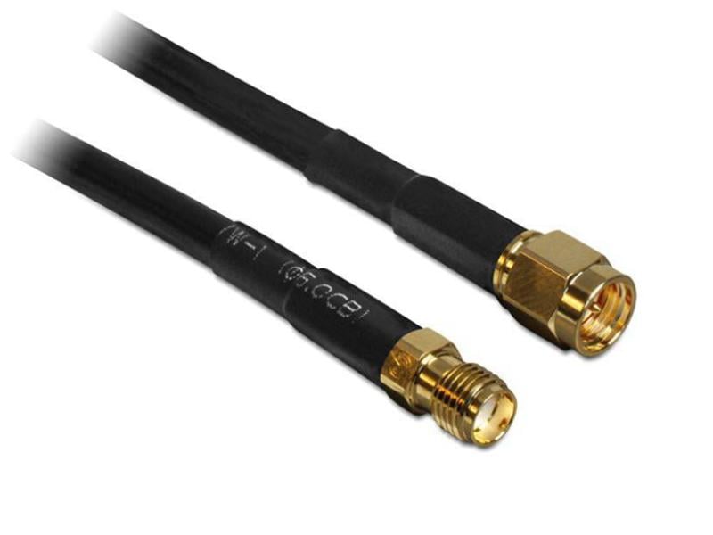 Delock Antennenkabel SMA zu SMA, 10 m Kabel mit geringer Signaldämpfung