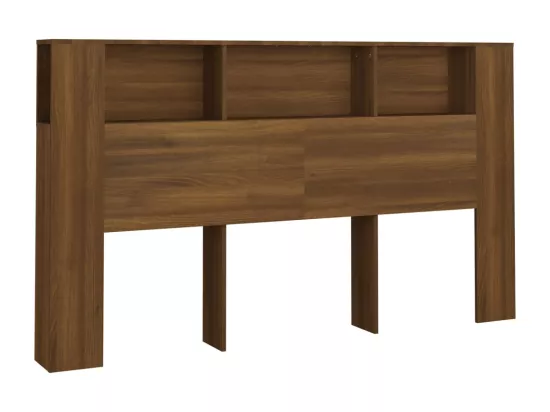 Armoire de tête de lit Chêne marron 180x18,5x104,5 cm