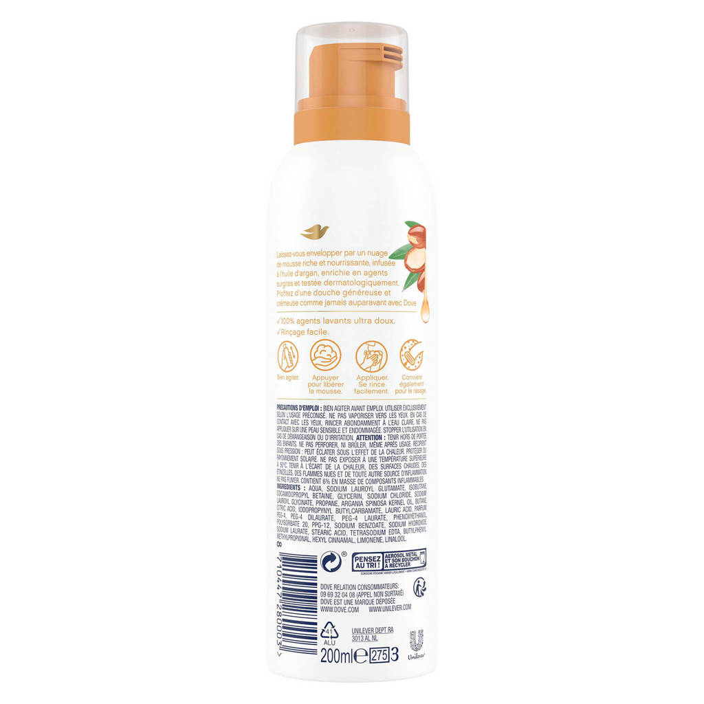 snel leegArgan Oil doucheschuim - 6 x 200 ml