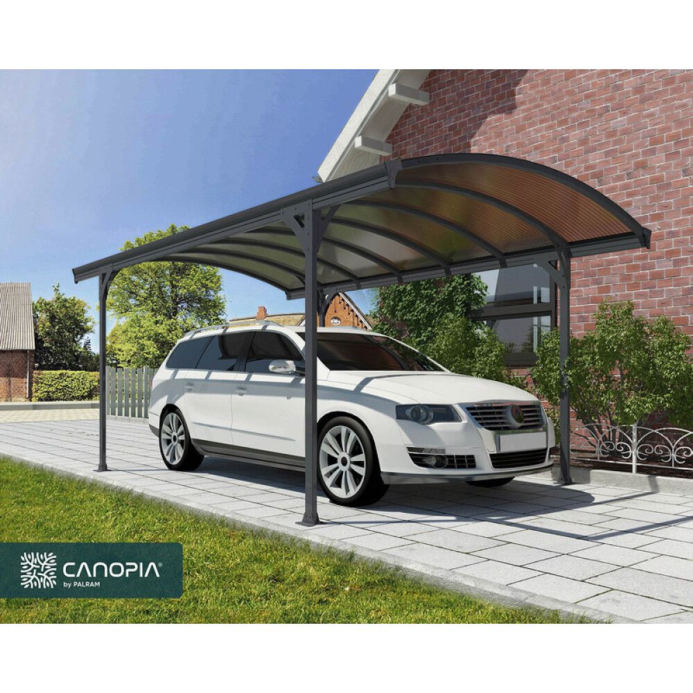 CARPORT CANOPIA VITORIA 14,6M² BRONSE/GRÅ