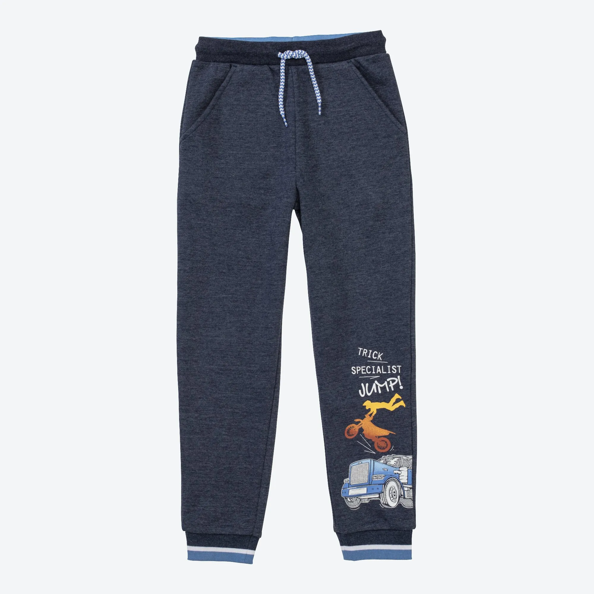 Jungen-Jogginghose mit Stunt-Aufdruck