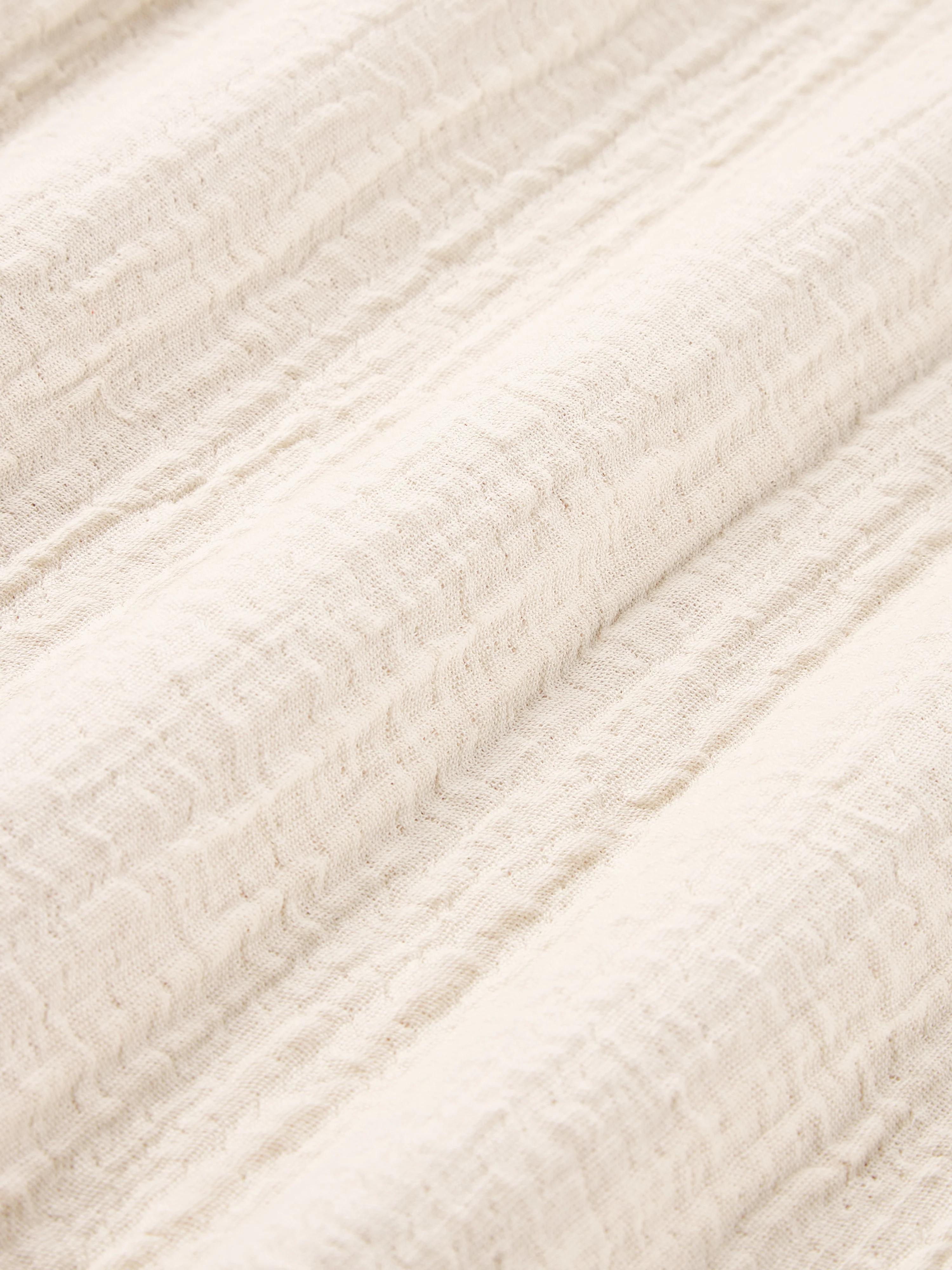 Jacquard kussenhoes Rui met franjes