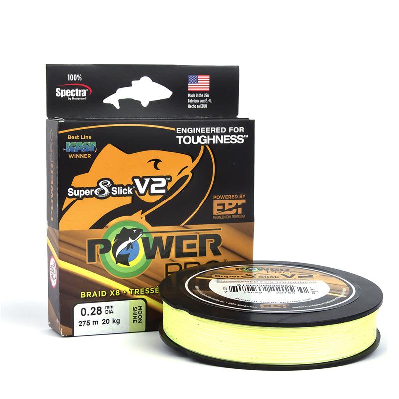 Tresse Power Pro Sup 8 Slick V2 - 275M - Moon Shine