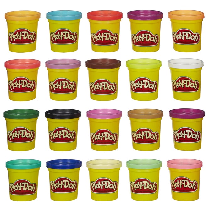 Play Doh - Regenbogen Super Farben - 20 Dosen