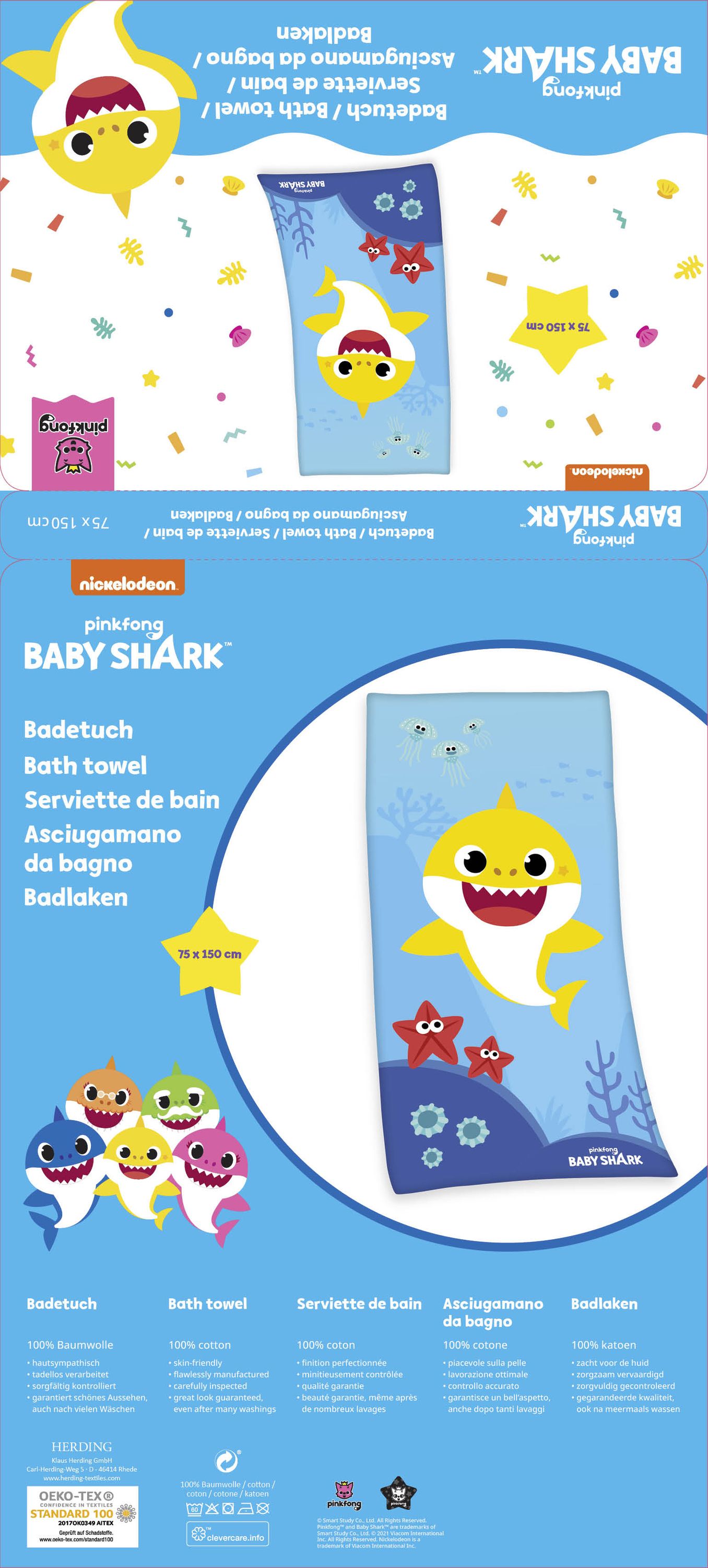Badetuch BABY SHARK