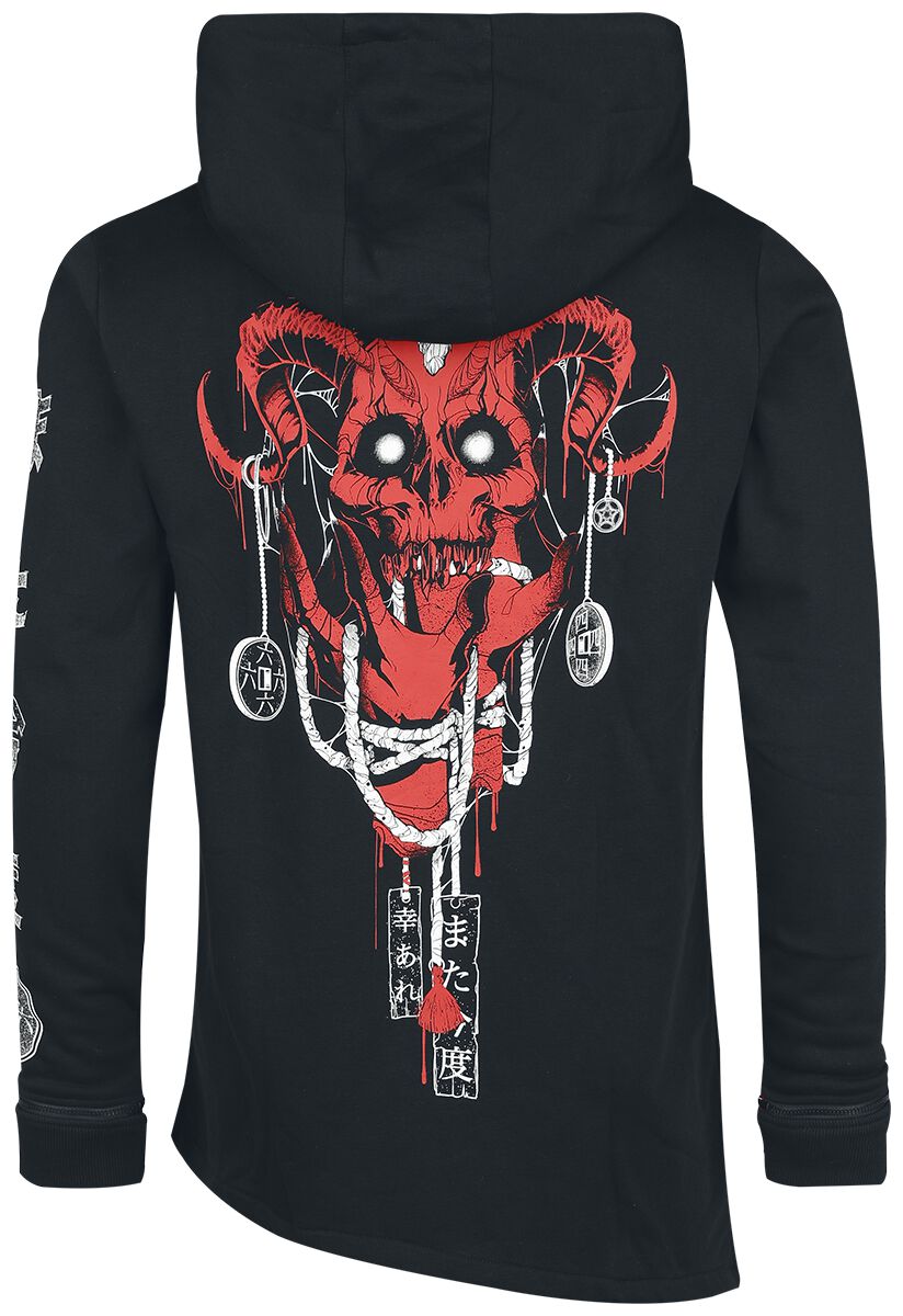 Semyaza | Gothicana by EMP Sweat-shirt zippé à capuche