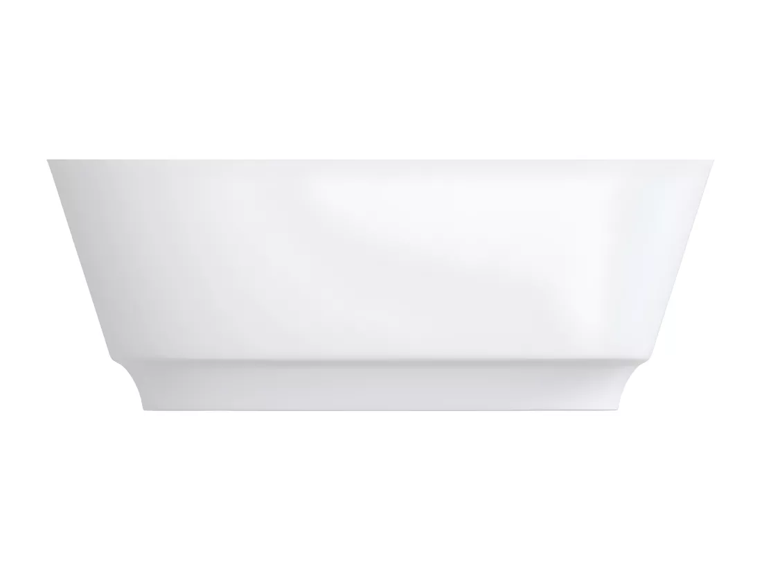 baignoire îlot OMNIRES NEO M+ 158X72 CM , couleur : blanc finition : matbonde et siphon inclus
