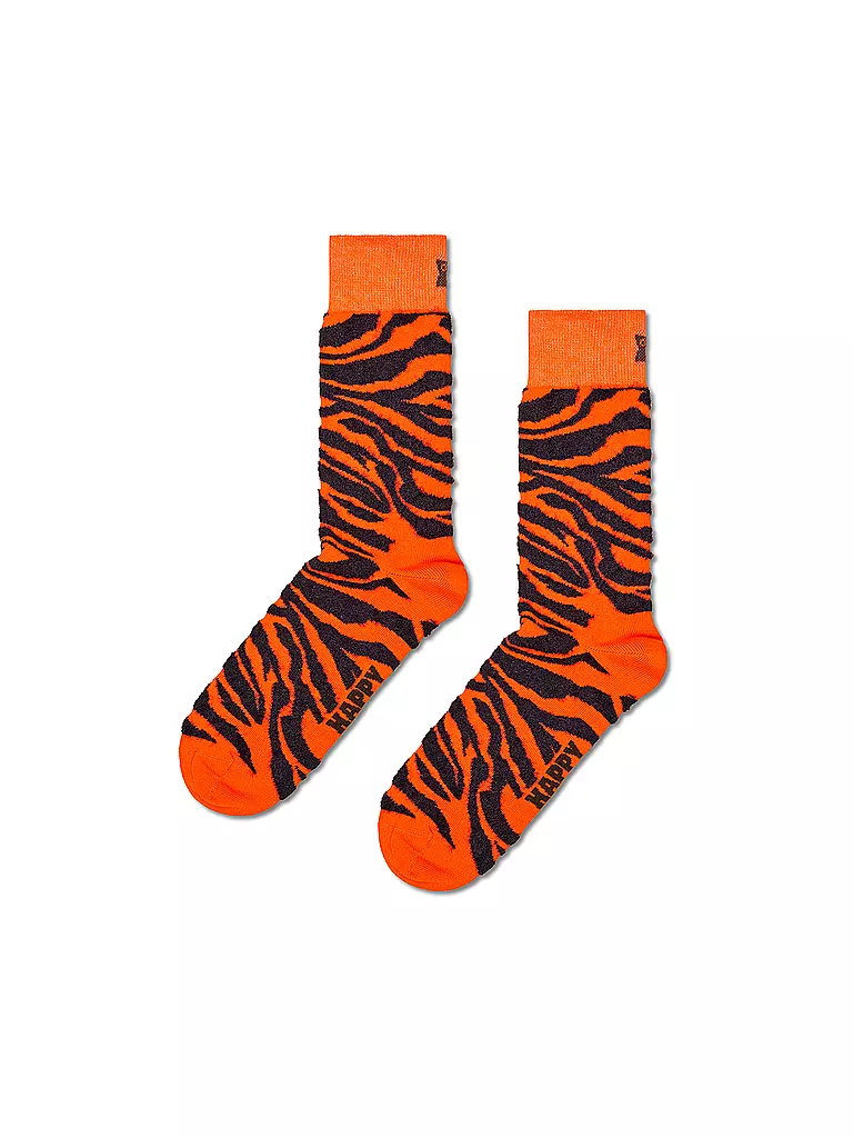 HAPPY SOCKS Damen Socken FLUFFY ZEBRA 36-40 orange orange