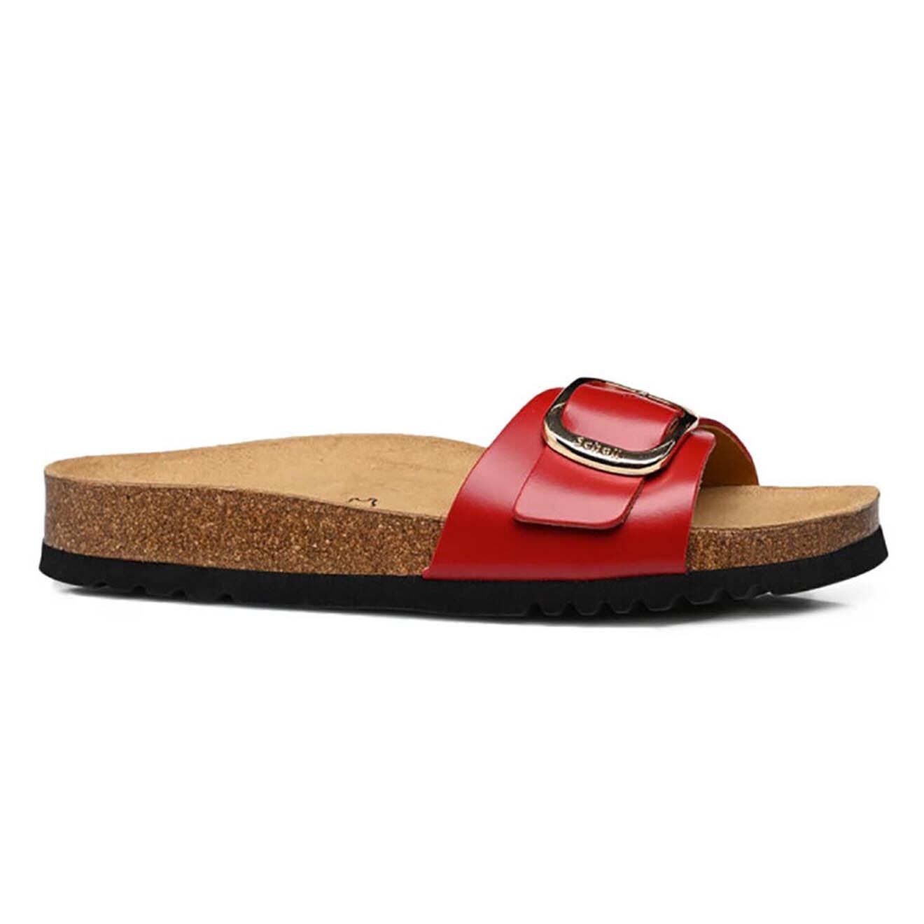 Scholl Mules en Cuir Kathlee rouges