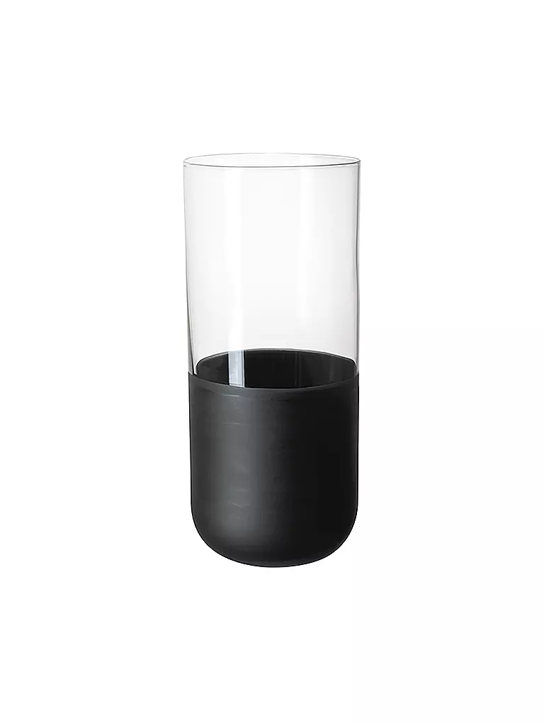 VILLEROY & BOCH Longdrinkglas Set 4er MANUFACTURE ROCK 300ml schwarz