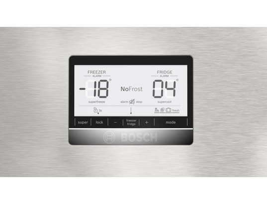 BOSCH - Réfrigérateur congélateur bas KGN86AIDR, Série 6, Capacité XXL, Vario Zone