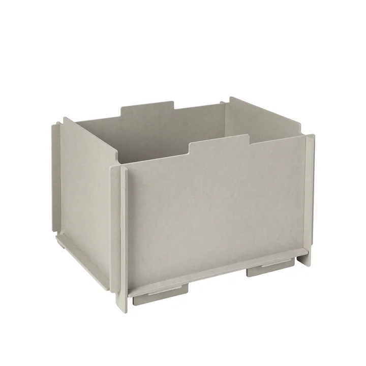 Broste Copenhagen - Stacie Aufbewahrungsbox, 34 x 44 cm, grau