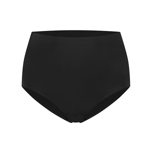 Bye Bra Invisible Mid Waist Brief, Black, XXL