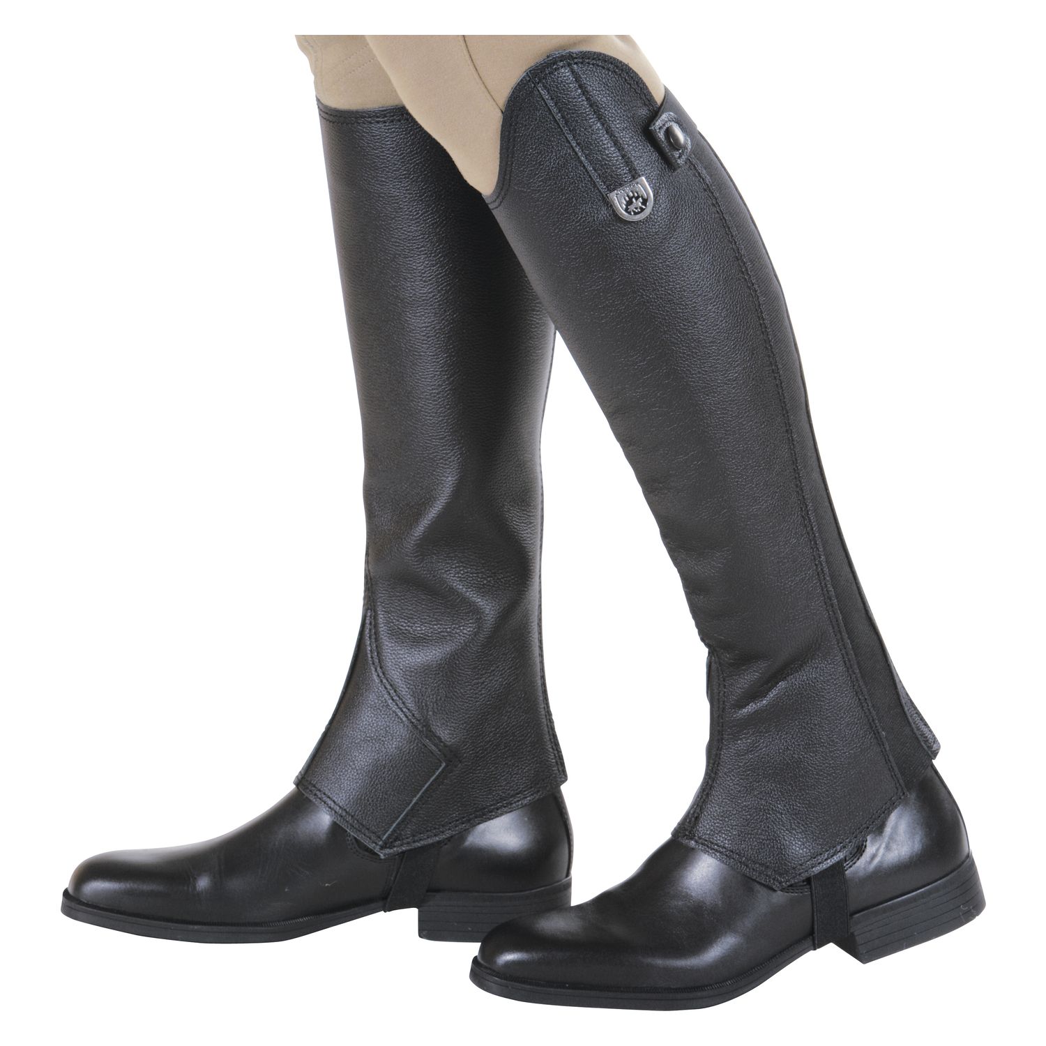 Loesdau Mini-Chaps in Kurzgröße  - schwarz