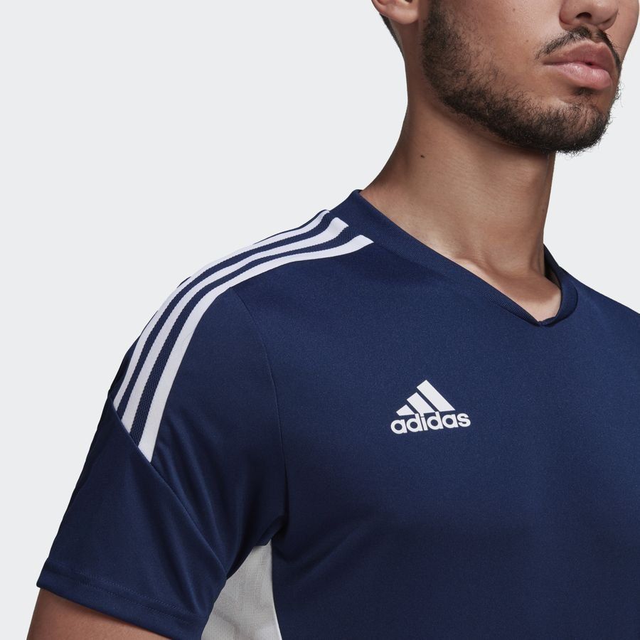 adidas T-shirt d'Entraînement Condivo 22 - Bleu Marine/Blanc