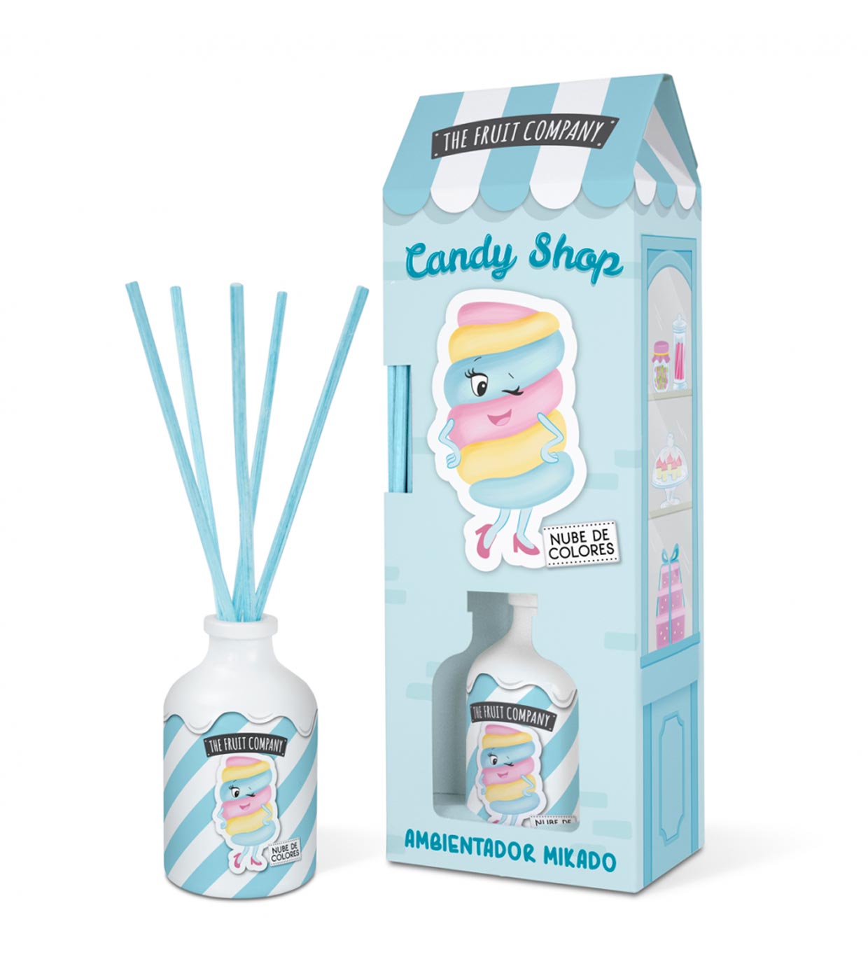 The Fruit Company - *Candy Shop* - Ambientador Mikado - Nuvem Colorida