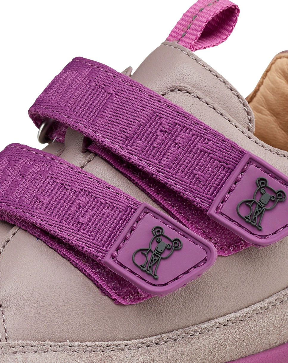 Leder-Sneaker BUDDY KOALA in grau