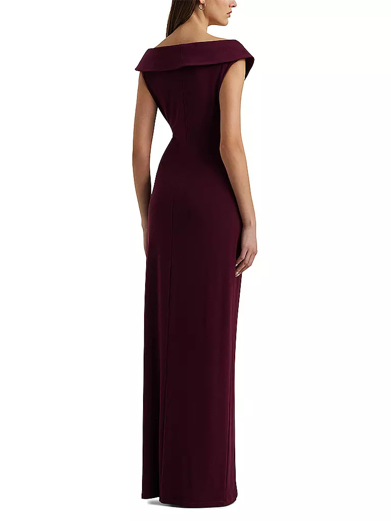 LAUREN RALPH LAUREN Abendkleid LEONIDAS dunkelrot
