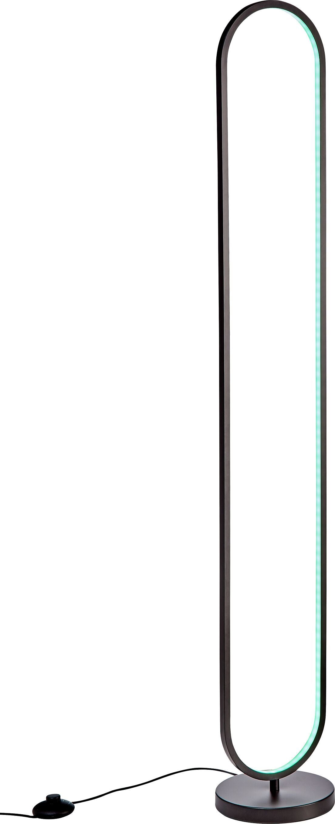 ROVA Stehleuchte - Schwarz / B: 20.0 cm x H: 130.0 cm
