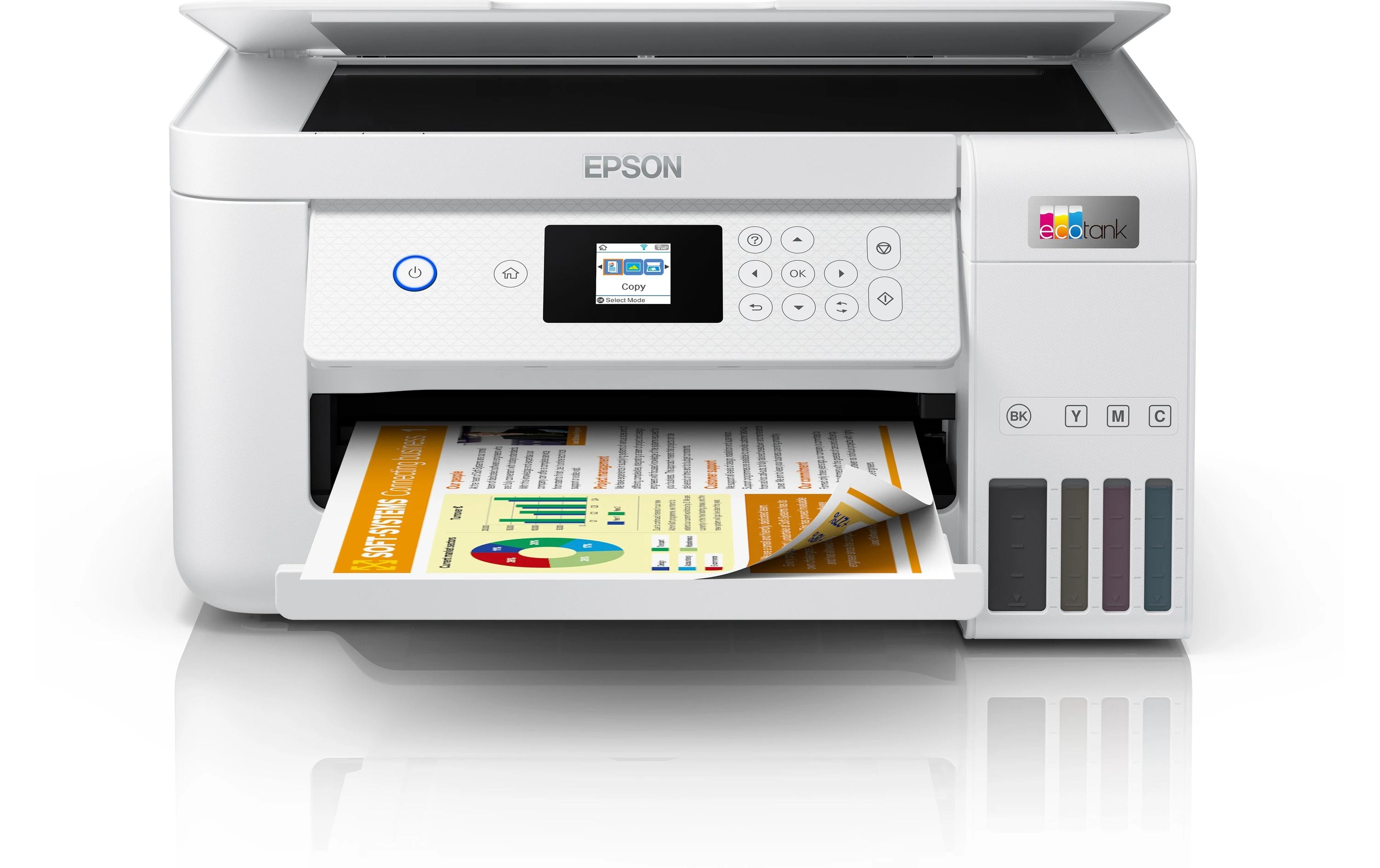 Multifunktionsdrucker EcoTank ET-2856<br>3-in-1-Multifunktions-Tintenstrahldrucker mit Ecotank-System