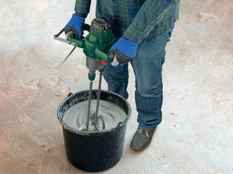 Betonmixer met dubbele roerstaaf »PDRW 1800 A1«, 1800 W