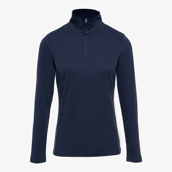 Mountain Peak dames skipully met rits blauw