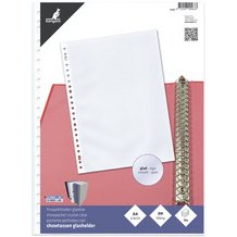 Pochette perforée, A4, PP, 0,08 mm, grainé