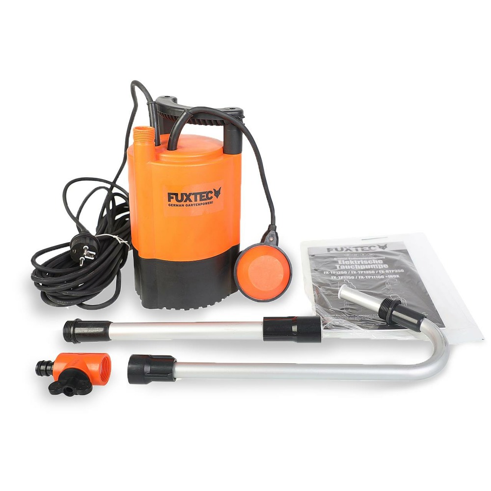 Pompe à eau de pluie - fx-rtp350 - 350w submersible débit 5200 l/h