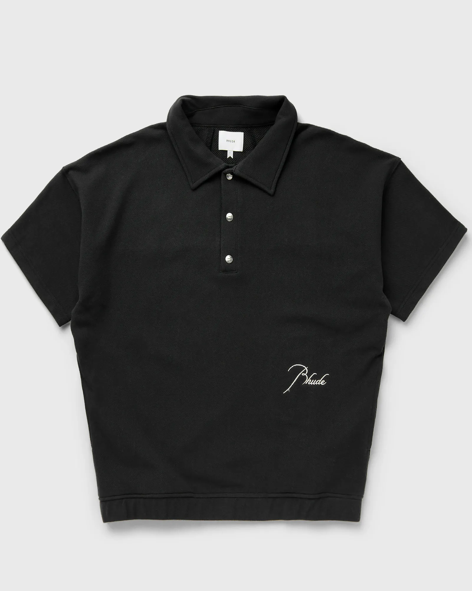 Rhude RHUDE PIQUE SNAP SHORT SLEEVE POLO