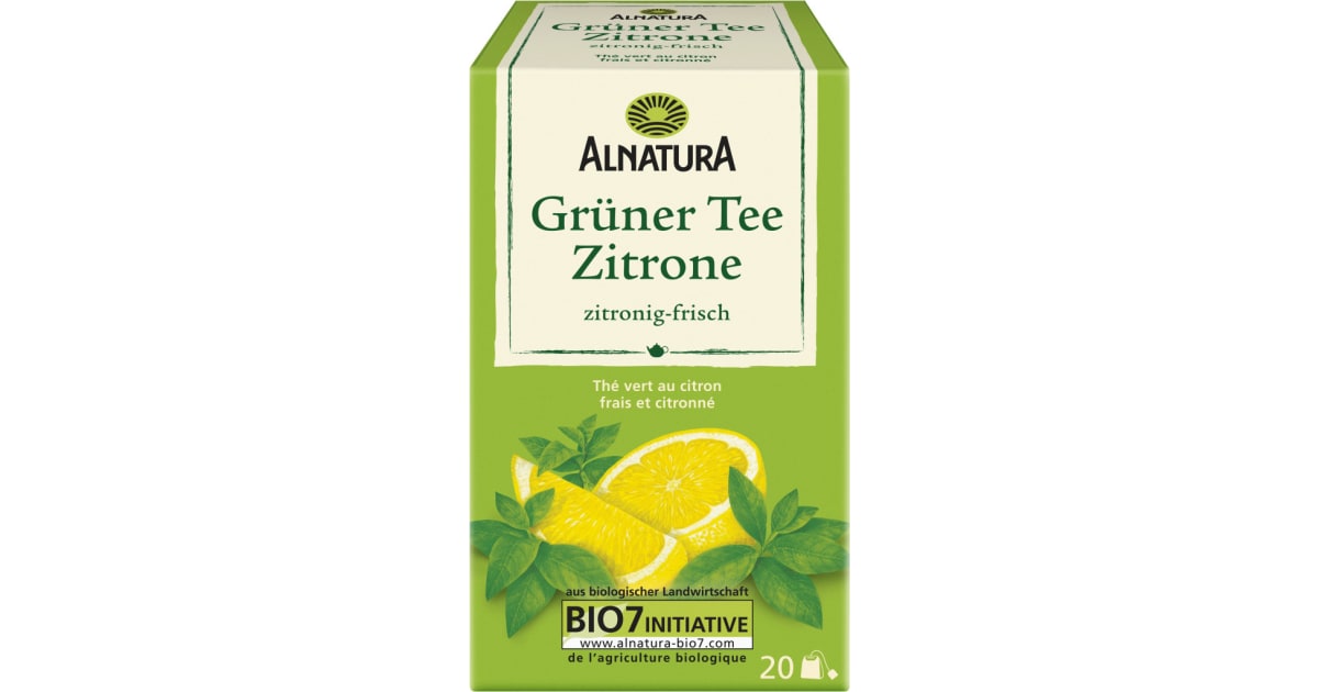 Alnatura Bio Grüner Tee Zitrone