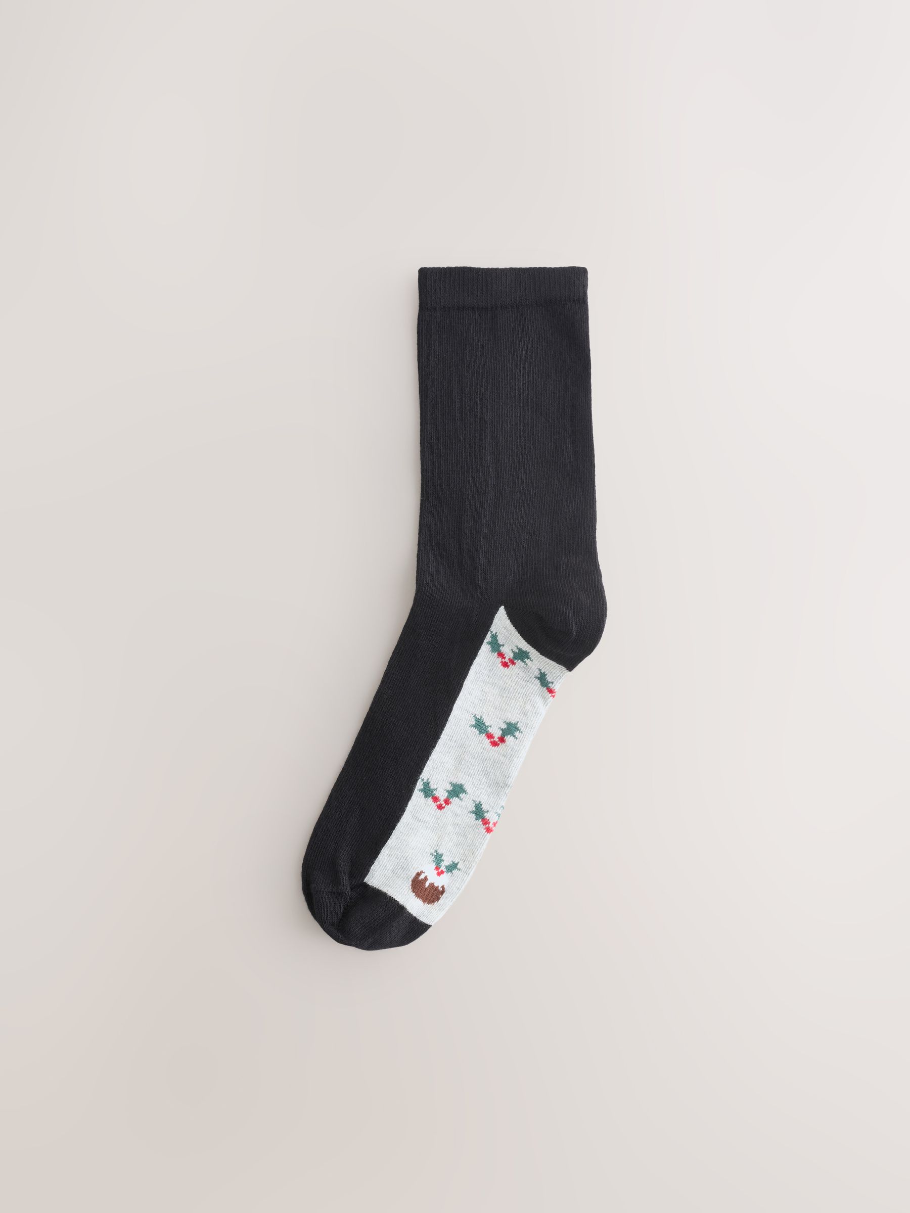 Kerstmis all-over print personage - Set van 4 paar enkelsokken