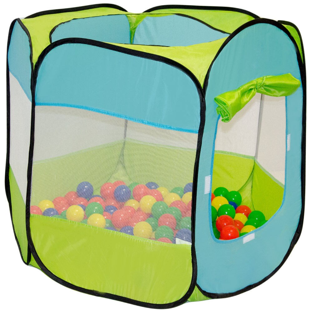 Spielset Kinderspielzelt Elliot inkl. 200 Bällebadbällen | Spielzelt Spielhaus für Jungen und Mädche
