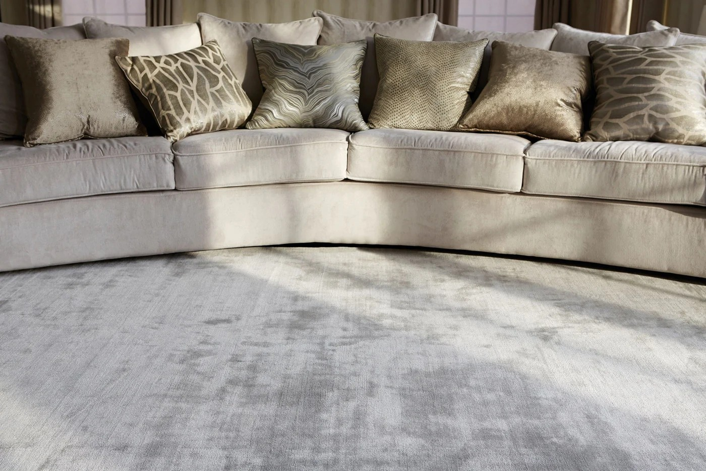 Vloerkleed Katherine Carnaby Chrome Silver 200x300 cm