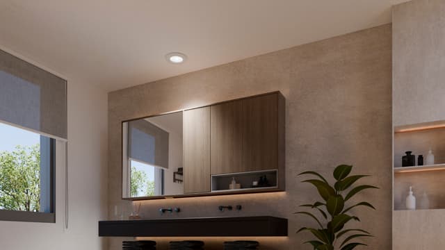 Philips Hue WCA Slim stor indbygget LED-lampe (hvid)