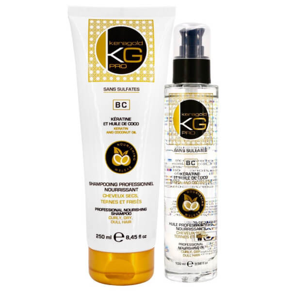 Duo nourrissant shampooing & sérum BC Keragold