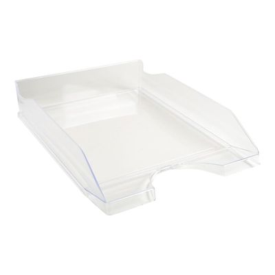 Exacompta Ecotray - Corbeille à courrier cristal
