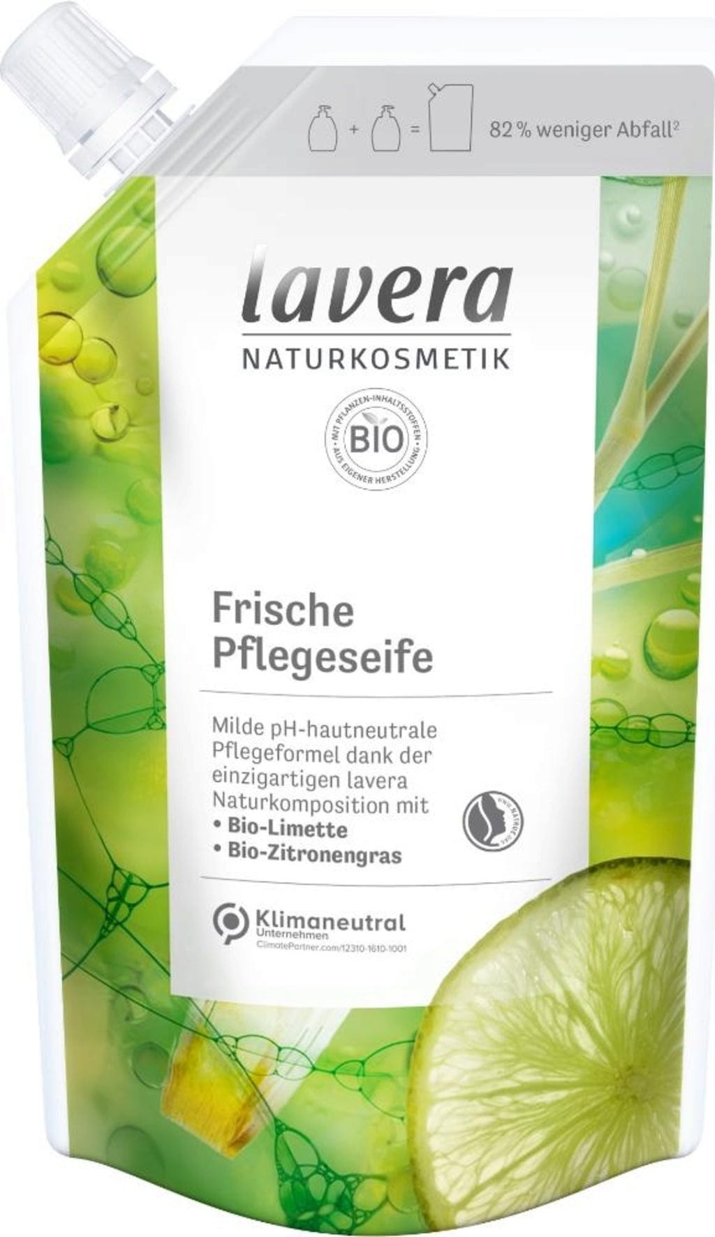 lavera  Frische Pflegeseife, Nachfüller 500 ml