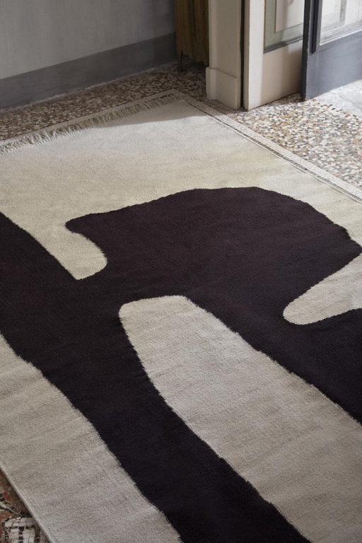 Ferm Living Kelim vloerkleed medium 140x200 Squares